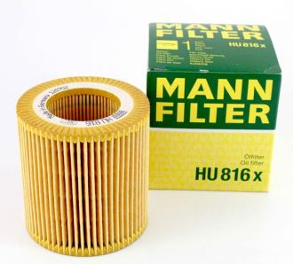 Olejový filter Mann BMW E60 523i, 525i, 530i - motor N52 HU816 X